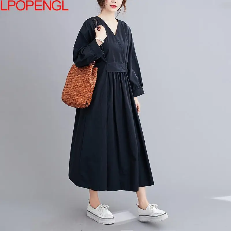 Elegant Spring Summer Women V-neck Korean Long Sleeve Dress Woman Femme Clothing Casual Dresses Ladies Fashion Dress 2022 Dress
Elegant Spring Summer Women V-neck Korean Long Sleeve Dress Woman Femme Clothing Casual Dresses Ladies Fashion Dress 2022 Dress
