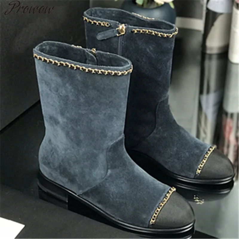 Женские ботильоны без шнуровки Prowow, повседневные ботинки на плоской подошве, 2021
Женские ботильоны без шнуровки Prowow, повседневные ботинки на плоской подошве, 2021