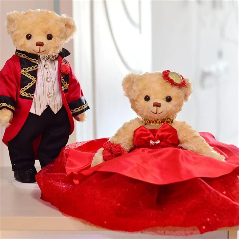 2pcs 36cm Soft Teddy Bear Plush Toy Stuffed Animals Wedding Dress Dolls Collection Gifts Christmas Valentine Gifts
2pcs 36cm Soft Teddy Bear Plush Toy Stuffed Animals Wedding Dress Dolls Collection Gifts Christmas Valentine Gifts