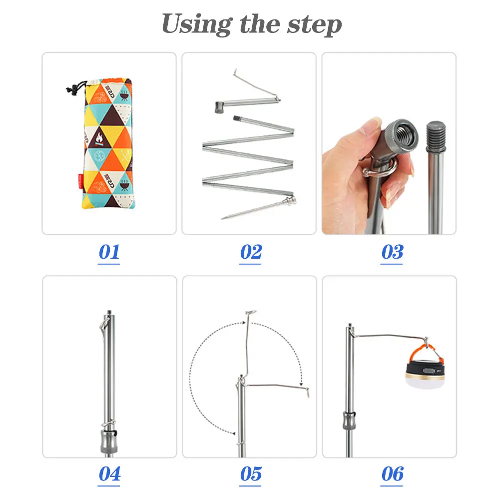 Aluminum alloy lamp holder portable folding hanging multi-functional sport camera selfie stick camping tent light holder
Aluminum alloy lamp holder portable folding hanging multi-functional sport camera selfie stick camping tent light holder