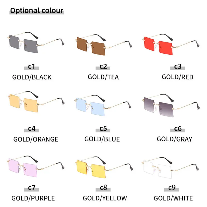 DYTYMJ Square Rimless Sunglasses Women 2021 High Quality Metal Frame Sunglasses for Women Retro Sun Glasses Gafas De Sol Mujer
DYTYMJ Square Rimless Sunglasses Women 2021 High Quality Metal Frame Sunglasses for Women Retro Sun Glasses Gafas De Sol Mujer