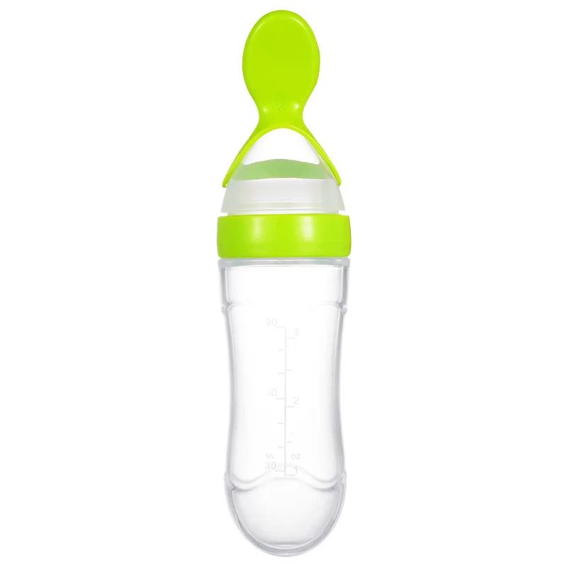 1pc Newborn Baby Squeezing Feeding Bottle Silicone Training Rice Spoon Infant Cereal Food Supplement Feeder Safe Tableware Tools
1pc Newborn Baby Squeezing Feeding Bottle Silicone Training Rice Spoon Infant Cereal Food Supplement Feeder Safe Tableware Tools