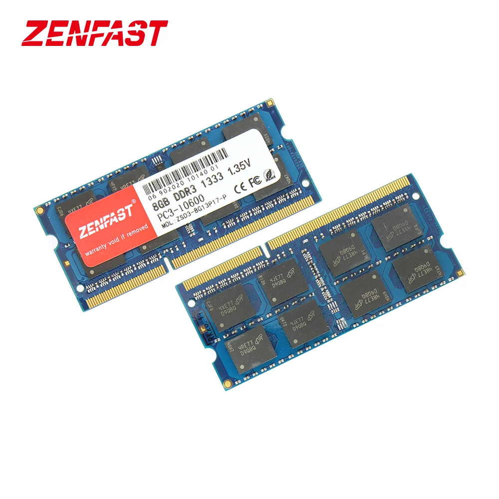 ZENFAST DDR3 8GB 1333MHz 1600MHz SO-DIMM 1.35V Notebook RAM 204Pin Laptop Memory Sodimm For AMD
ZENFAST DDR3 8GB 1333MHz 1600MHz SO-DIMM 1.35V Notebook RAM 204Pin Laptop Memory Sodimm For AMD