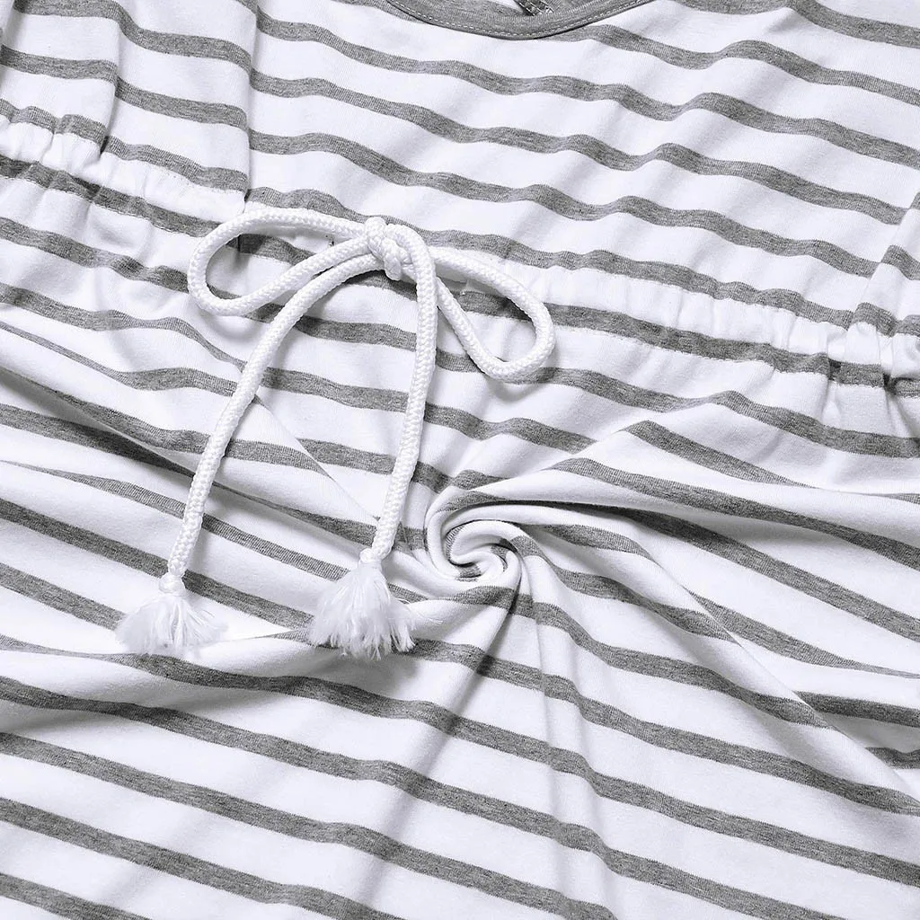 Sleeveless Maternity Dress Women Pregnant Stripe Tunic Breastfeeding Nursing Dress Tops Pregnancy Clothing Summer robe femme
Sleeveless Maternity Dress Women Pregnant Stripe Tunic Breastfeeding Nursing Dress Tops Pregnancy Clothing Summer robe femme