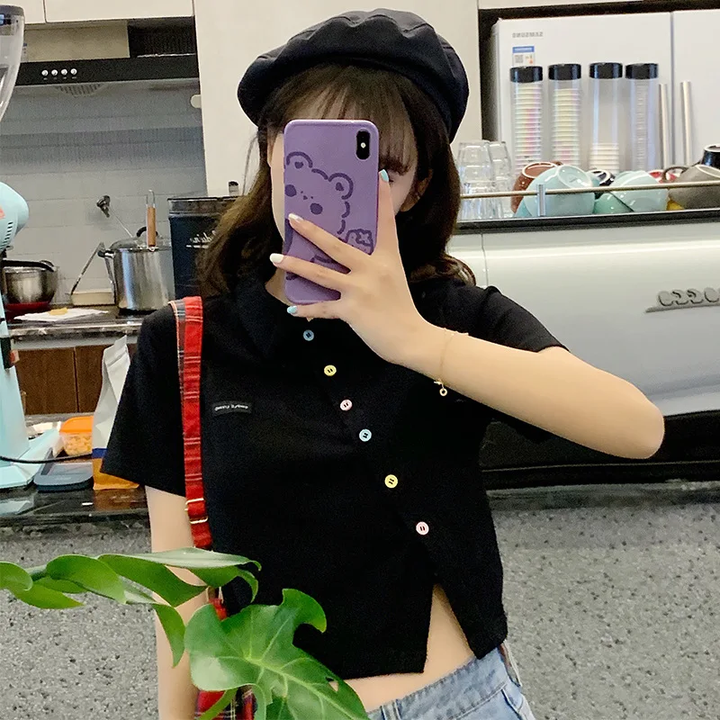 French design foreign style top women's thin T-shirt short sleeve new summer temperament T-shirt
French design foreign style top women's thin T-shirt short sleeve new summer temperament T-shirt