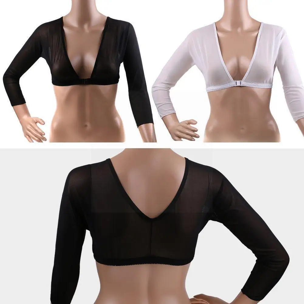 Women Bottoming Sleeve Cover Stylish Mesh Top White Sleeve Button Long Front Arm Sleeves Black Cover T-shirt Y2U0
Women Bottoming Sleeve Cover Stylish Mesh Top White Sleeve Button Long Front Arm Sleeves Black Cover T-shirt Y2U0