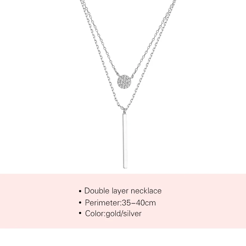 2021 New Korean Double Layer Long Pendant Necklace Fashion Sexy Clavicle Chain for Women Girl's Birthday Jewelry Party Gifts
2021 New Korean Double Layer Long Pendant Necklace Fashion Sexy Clavicle Chain for Women Girl's Birthday Jewelry Party Gifts