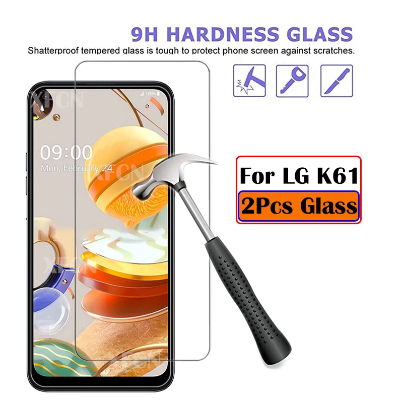 2Pcs Mobile Phone Screenprotector Case For LG K61 Tempered Glass Screen Protector For LG K61 K61 Glass For LGK61 Protective Film
2Pcs Mobile Phone Screenprotector Case For LG K61 Tempered Glass Screen Protector For LG K61 K61 Glass For LGK61 Protective Film