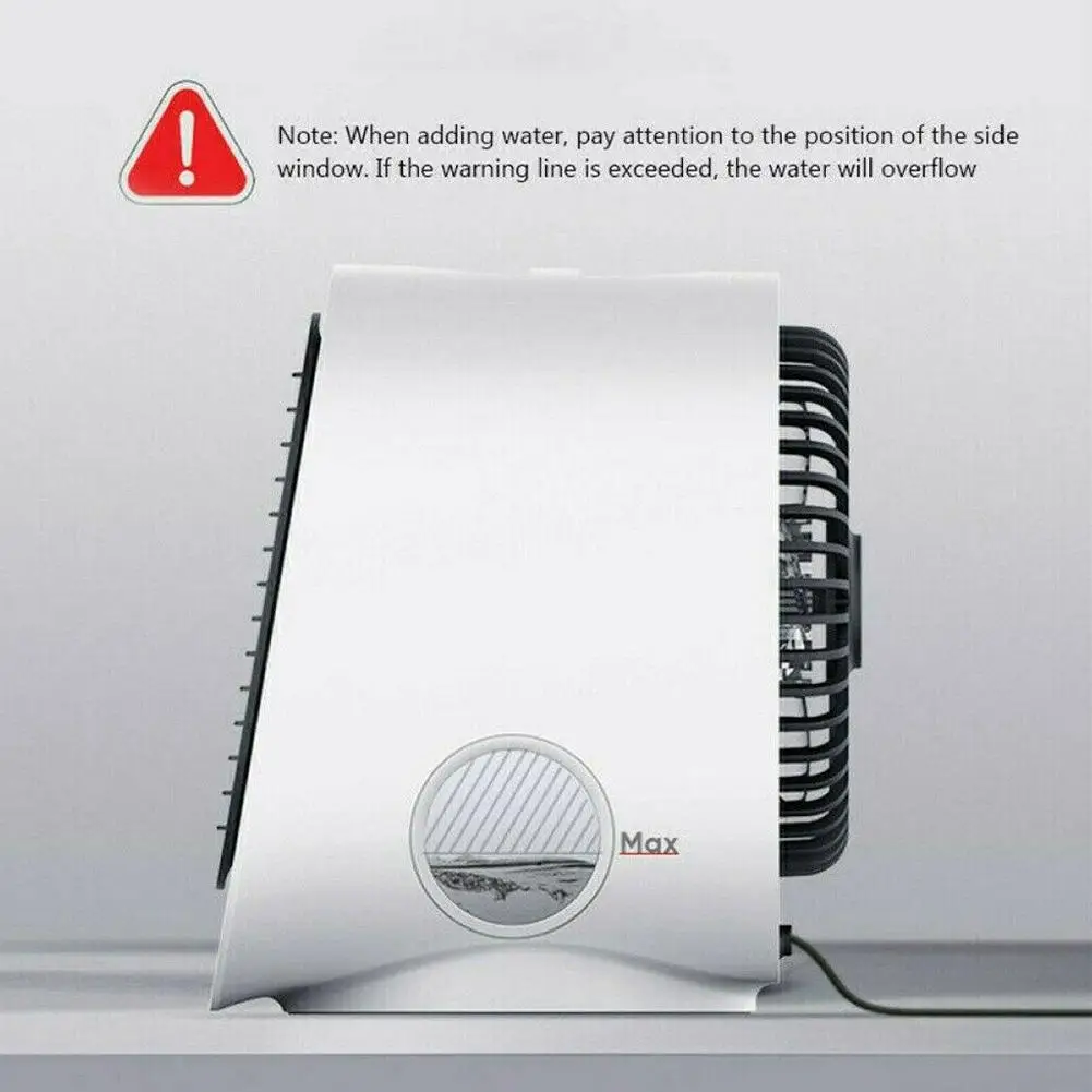 USB Mini Air Conditioner with 7 Color Light Portable Humidification Desktop Air Cooler Multifunction Summer Air Cooling Fan
USB Mini Air Conditioner with 7 Color Light Portable Humidification Desktop Air Cooler Multifunction Summer Air Cooling Fan