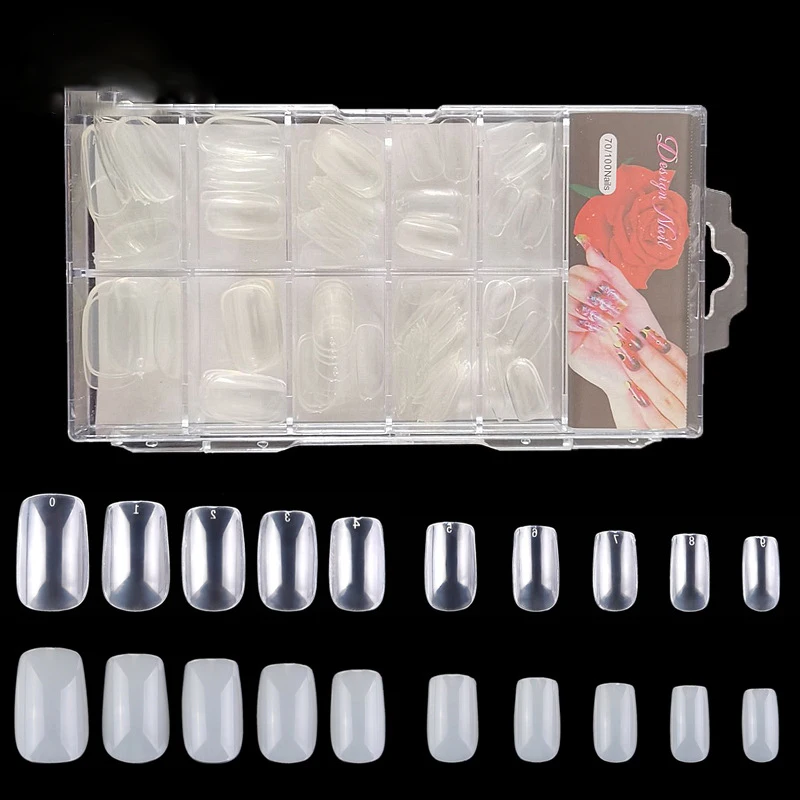 Nail Art Short Style Painted Nail Piece Round Head Box 100 PCS Fake Nail Transparent Porcelain White Natural Color Full Sticker
Nail Art Short Style Painted Nail Piece Round Head Box 100 PCS Fake Nail Transparent Porcelain White Natural Color Full Sticker