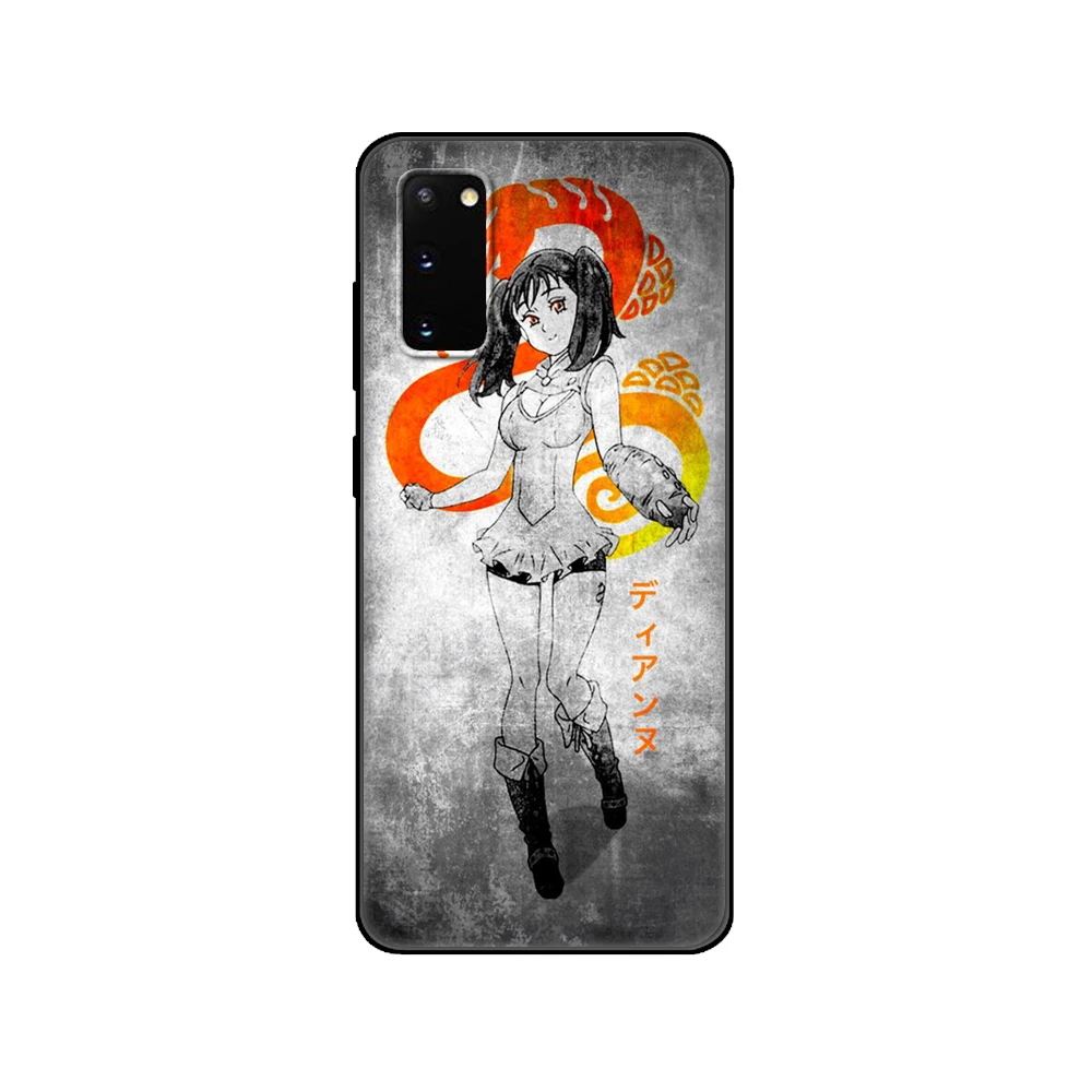 Black tpu Case For Samsung galaxy S20 /S20 PLUS/S20 ultra/S20+ /S20FE back cover Seven Deadly Sins Nanatsu no Taizai Ban | Мобильные