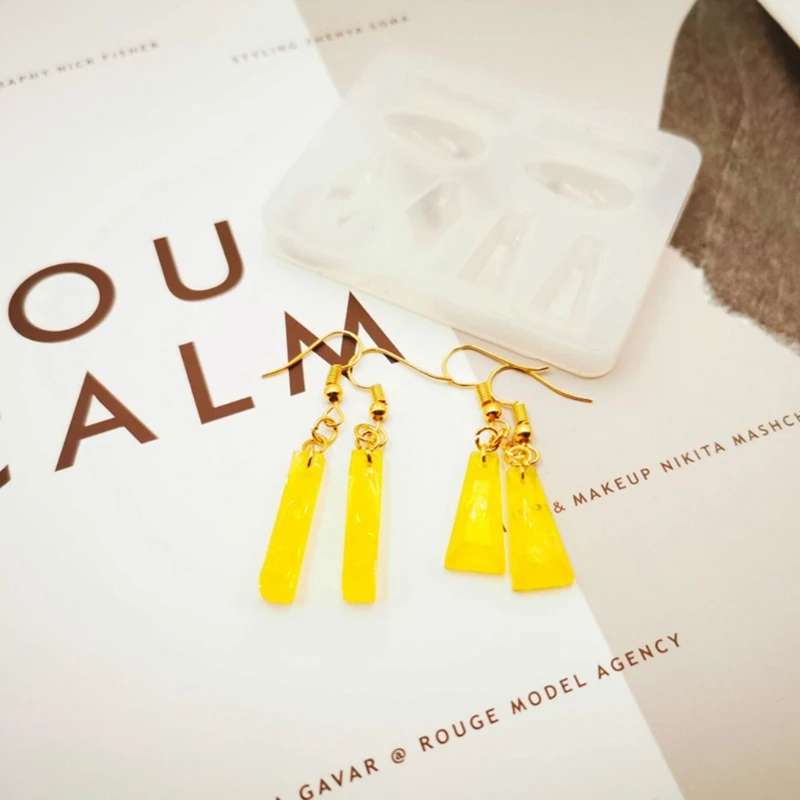 DIY Crafts Jewelry Earrings Making Tool Handmade Crystal Epoxy Resin Mold Necklace Pendant Casting Silicone Mould M0XF 
DIY Crafts Jewelry Earrings Making Tool Handmade Crystal Epoxy Resin Mold Necklace Pendant Casting Silicone Mould M0XF