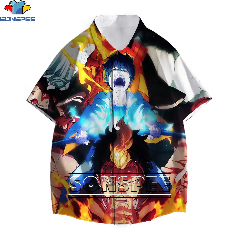 SONSPEE Blue Exorcist Anime 3D Printing Hot-blooded Teenager Shirt Harajuku Casual Blouse Street Large Size Men And Women Tops
SONSPEE Blue Exorcist Anime 3D Printing Hot-blooded Teenager Shirt Harajuku Casual Blouse Street Large Size Men And Women Tops