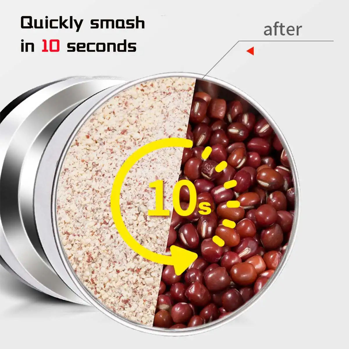 2in1High Speed Electric Coffee Bean Grinder Electric Blender Home Grinding Milling Machine Mill with Juicing Function Kitchenwar
2in1High Speed Electric Coffee Bean Grinder Electric Blender Home Grinding Milling Machine Mill with Juicing Function Kitchenwar