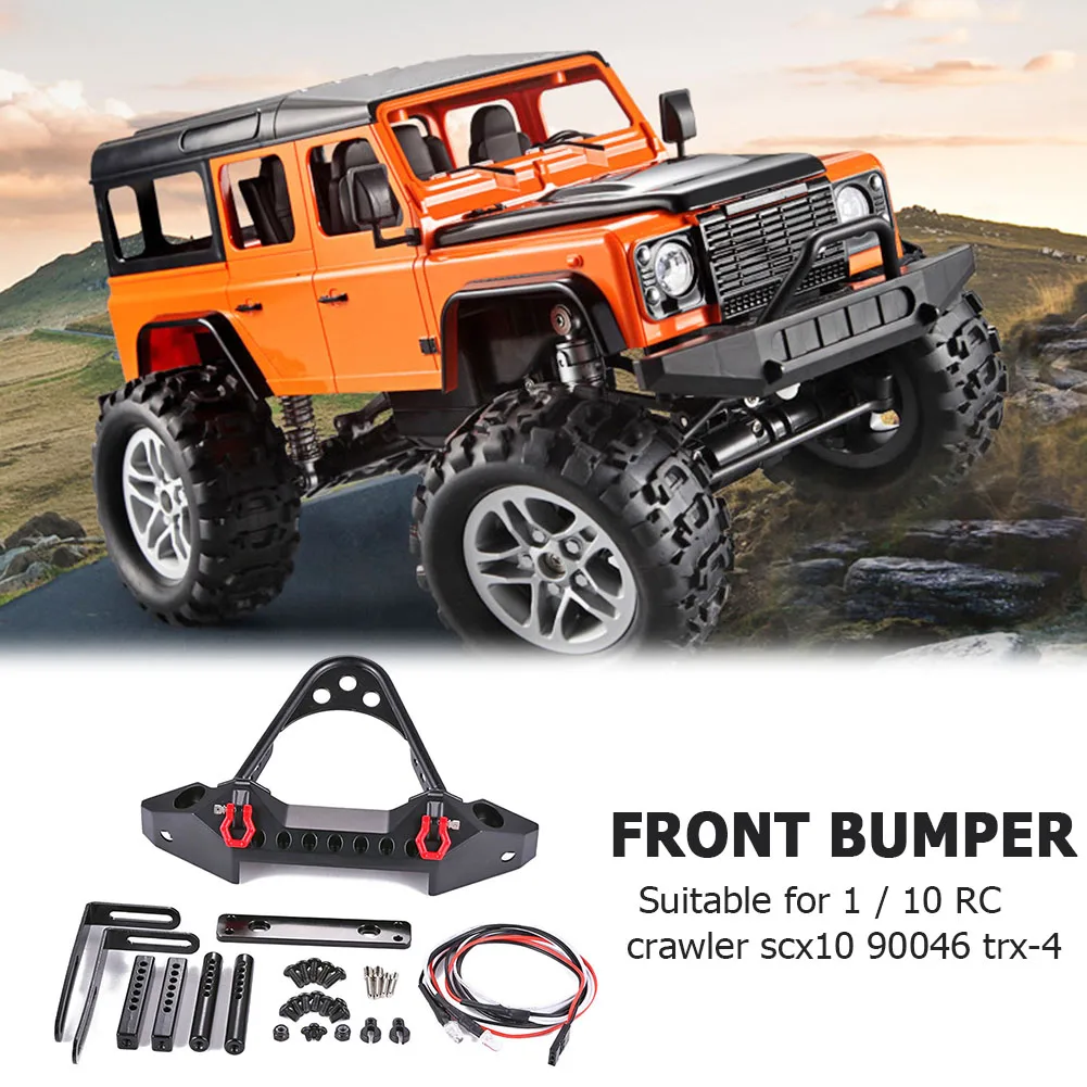 Bumper Anti-Collision Anti Collision 2 LED Bumper Metal Front Rear Back for RC Axial Front Bumper TRAXXAS TRX4 SCX10II 90046
Bumper Anti-Collision Anti Collision 2 LED Bumper Metal Front Rear Back for RC Axial Front Bumper TRAXXAS TRX4 SCX10II 90046