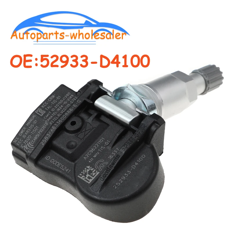 Car 52933-D4100 52933D4100 TPMS Tire Pressure Sensor For 2015-2022 Hyundai ELANTRA 2019 I30 FASTBACK KIA OPTIMA NIRO
Car 52933-D4100 52933D4100 TPMS Tire Pressure Sensor For 2015-2022 Hyundai ELANTRA 2019 I30 FASTBACK KIA OPTIMA NIRO