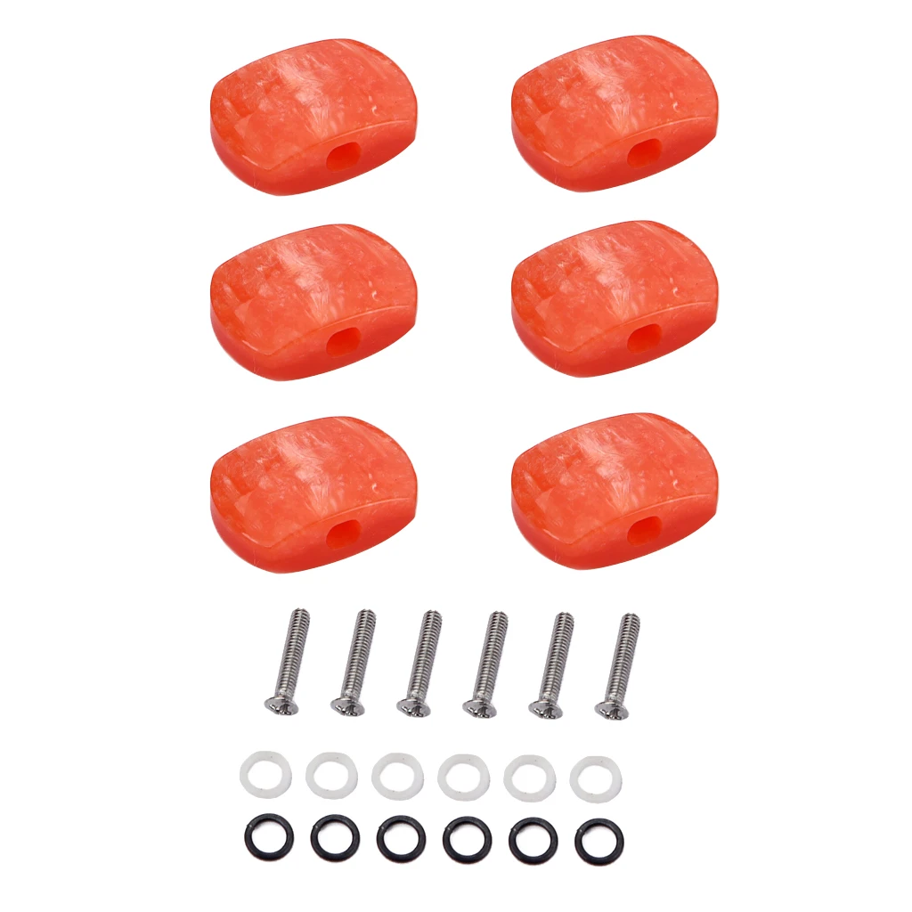 Tooyful 6pcs Guitar Tuning Pegs Tuners Machine Heads Replacement Buttons Knobs for Classical Guitar
Tooyful 6pcs Guitar Tuning Pegs Tuners Machine Heads Replacement Buttons Knobs for Classical Guitar