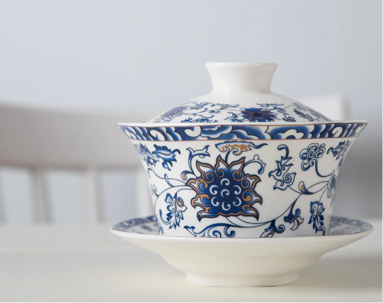 Chinese Traditions Gai Wan Tea Set Bone China Tea Sets Dehua Gaiwan Tea Porcelain Pot Set For Travel Beautiful And Easy Kettle
Chinese Traditions Gai Wan Tea Set Bone China Tea Sets Dehua Gaiwan Tea Porcelain Pot Set For Travel Beautiful And Easy Kettle