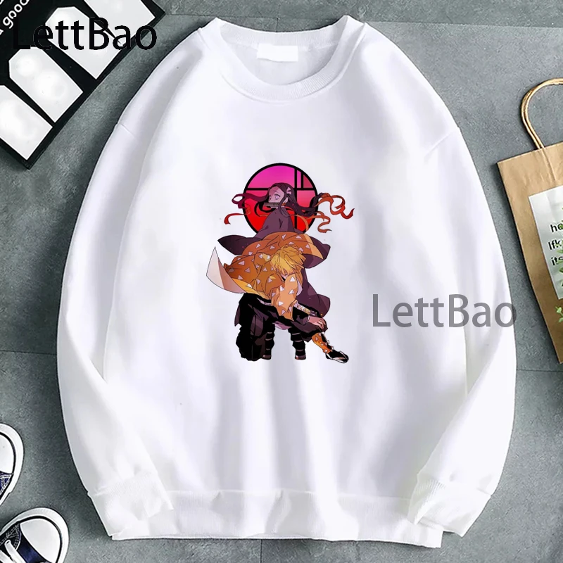 Anime Sweatshirt Demon Slayer Zenitsu graphic Winter Casual Hoodie woman Cool Hip Hop 90s Streetwear white pullover unisex
Anime Sweatshirt Demon Slayer Zenitsu graphic Winter Casual Hoodie woman Cool Hip Hop 90s Streetwear white pullover unisex