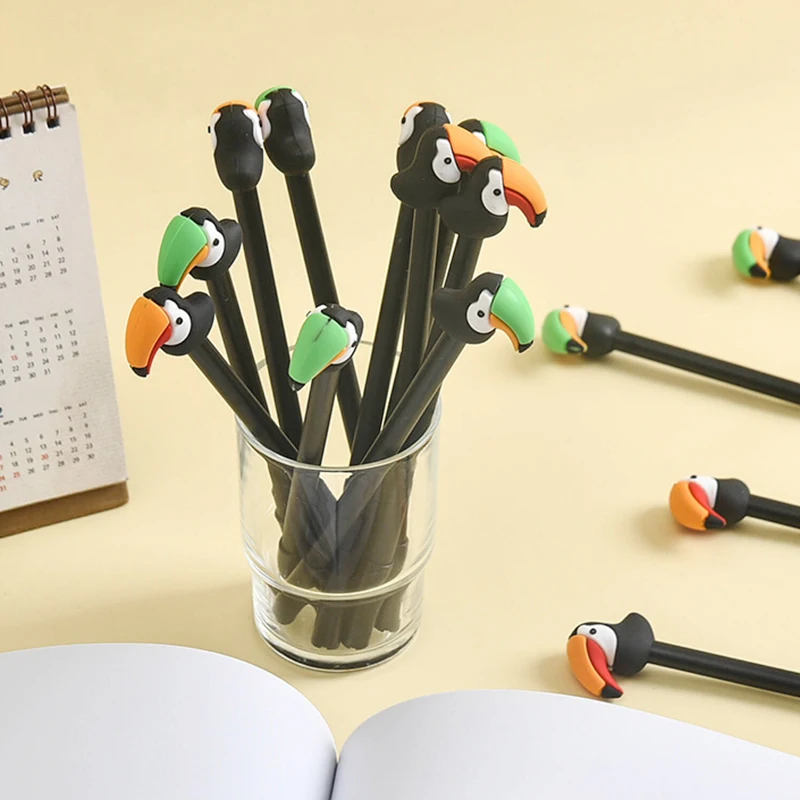 12Pcs/Bulk Novelty Kawaii Bird Pens Toucan Stationery Cool Cute Funny Ballpoint Back to School Kawai Kids Stuff Thing Black Blue
12Pcs/Bulk Novelty Kawaii Bird Pens Toucan Stationery Cool Cute Funny Ballpoint Back to School Kawai Kids Stuff Thing Black Blue