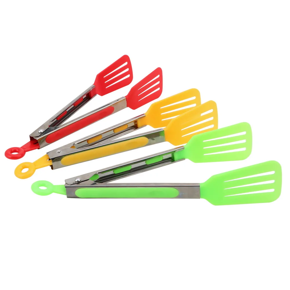 1pcs Salad Serving BBQ Tongs Non-Stick Kitchen Tongs Silicone Pizza Bread Steak Clip Stainless Steel Handle Utensil
1pcs Salad Serving BBQ Tongs Non-Stick Kitchen Tongs Silicone Pizza Bread Steak Clip Stainless Steel Handle Utensil