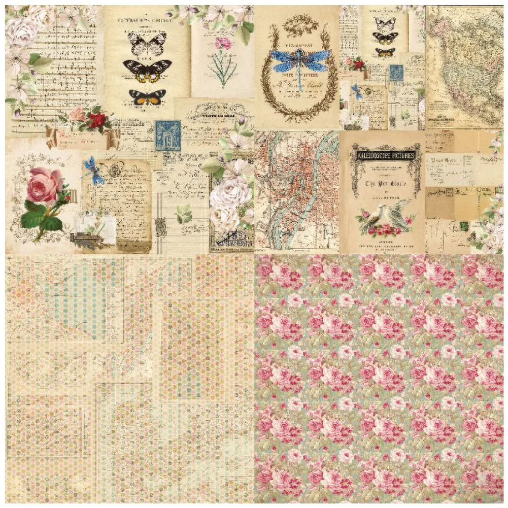 6 Inch Vintage Style Patterned Paper 24 Sheets Scrapbooking Paper Pack Album Background Pad Handmade Craft Paper
6 Inch Vintage Style Patterned Paper 24 Sheets Scrapbooking Paper Pack Album Background Pad Handmade Craft Paper