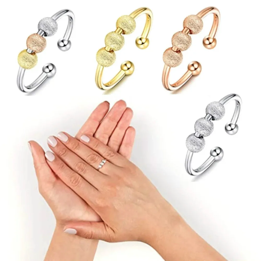 Spinning Fidget Peace Rings Spinner Open Rings For Anxiety Worry Rotatable Ring Relieving Stress Valentine's Day Jewelry Gifts
Spinning Fidget Peace Rings Spinner Open Rings For Anxiety Worry Rotatable Ring Relieving Stress Valentine's Day Jewelry Gifts