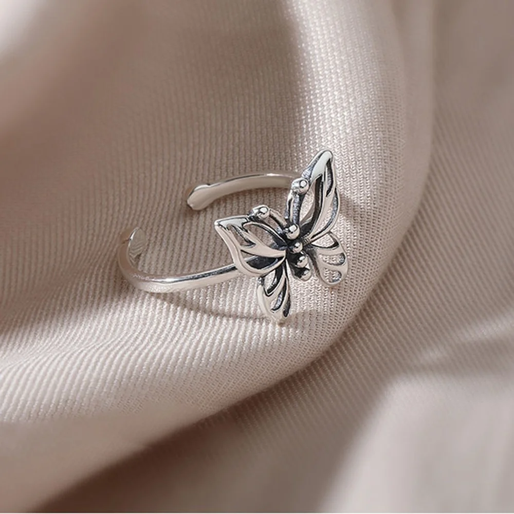 DreamySky Punk Vintage Butterfly Rings For Women Boho Female Charms Jewelry Men Antique Knuckle Ring Fashion Party Gift Classic
DreamySky Punk Vintage Butterfly Rings For Women Boho Female Charms Jewelry Men Antique Knuckle Ring Fashion Party Gift Classic