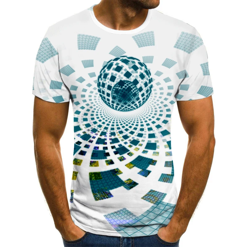 Summer New Geometric Printing 3D Fashion Men's Short-Sleeved T-shirt Casual Outdoor Camping Fishing Breathable Loose Top100-6XL
Summer New Geometric Printing 3D Fashion Men's Short-Sleeved T-shirt Casual Outdoor Camping Fishing Breathable Loose Top100-6XL