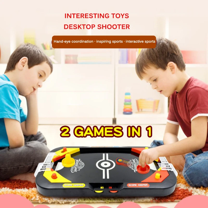 2 In 1 Puck Battle Toy Practical Intelligent Two Mode Game Leisure Children'S Educationa Interactive Toys Gift Hockey Table
2 In 1 Puck Battle Toy Practical Intelligent Two Mode Game Leisure Children'S Educationa Interactive Toys Gift Hockey Table