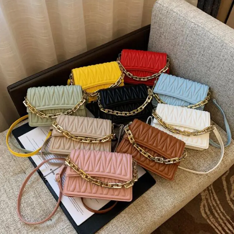 Ladies Handbag 2021 New Luxury Brand Designer Women Chic Shoulder Bags With Chain Fashion Yellow Blue Messenger Crossbody Bag
Ladies Handbag 2021 New Luxury Brand Designer Women Chic Shoulder Bags With Chain Fashion Yellow Blue Messenger Crossbody Bag