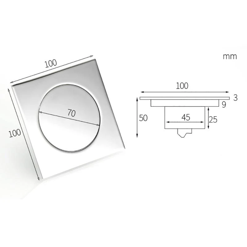 Floor Drain Brass Square Pop Up Floor Drain Deodorant Anti-odor Bathroom Shower Room Floor Drain Cover Push Down Drain Plug 
Floor Drain Brass Square Pop Up Floor Drain Deodorant Anti-odor Bathroom Shower Room Floor Drain Cover Push Down Drain Plug