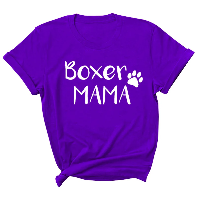 Boxer Mama Letter Print Women T Shirt Short Sleeve ONeck Loose Women Tshirt Ladies Tee Shirt Tops Clothes Camisetas Mujer
Boxer Mama Letter Print Women T Shirt Short Sleeve ONeck Loose Women Tshirt Ladies Tee Shirt Tops Clothes Camisetas Mujer
