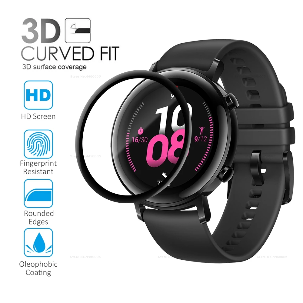 1 шт. защитная 3d пленка для Huawei GT2 42 мм 46 Защитная смарт часов Противоударная