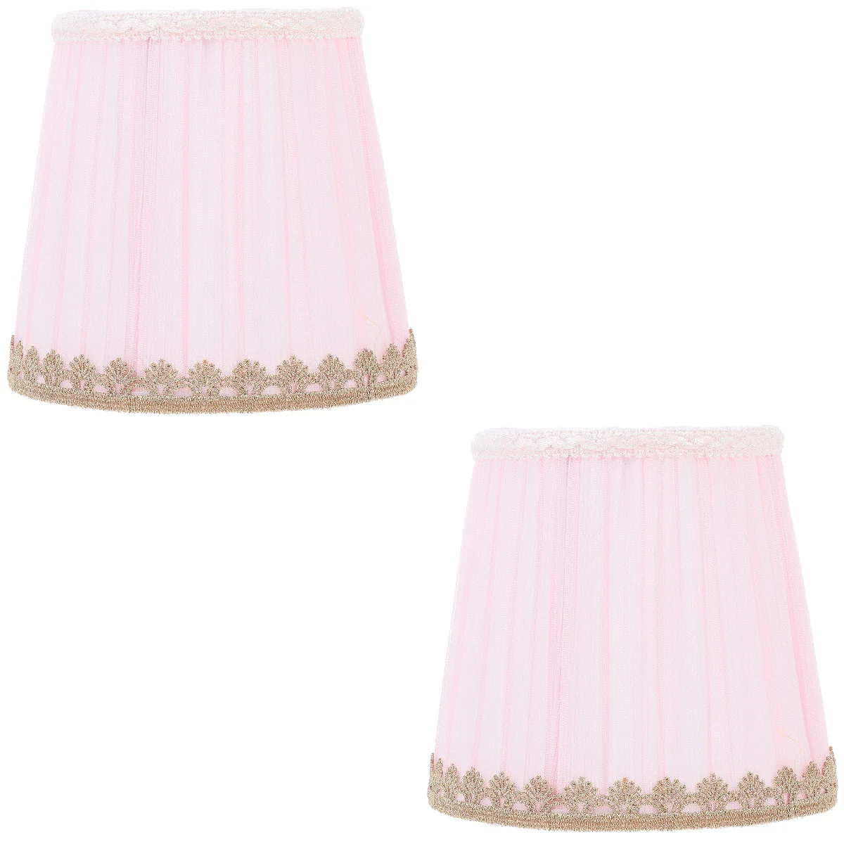2 pcs Cloth Lampshade Beautiful Wall Lamp Dust Cover Simple Room Lamp Protector 
2 pcs Cloth Lampshade Beautiful Wall Lamp Dust Cover Simple Room Lamp Protector