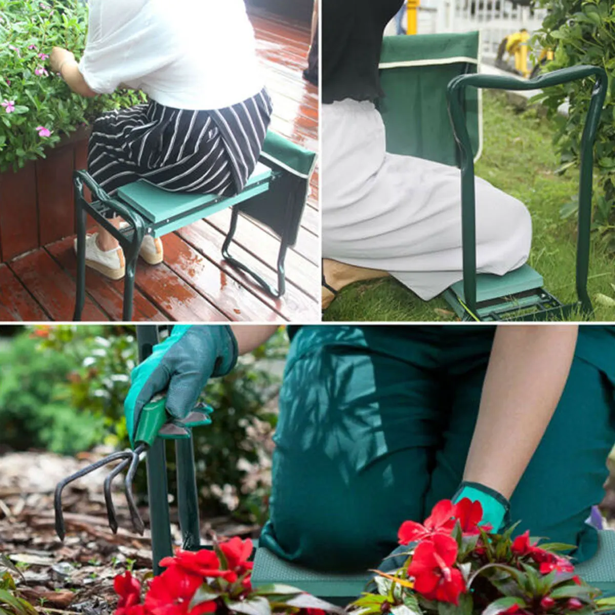 Garden Kneeler Handles Folding Stool Chair Garden Tool with Storage Bag Pouch Portable Tool for Gardening Tools Toolkit
Garden Kneeler Handles Folding Stool Chair Garden Tool with Storage Bag Pouch Portable Tool for Gardening Tools Toolkit