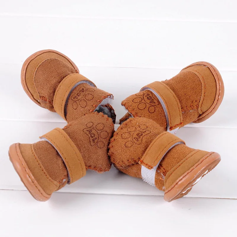 Classic Cotton Shoes Boots Dogs Cats Winter Small Large Dog Anti-slip Snow Boots Imitation Deerskin Supplies Pet Products
Classic Cotton Shoes Boots Dogs Cats Winter Small Large Dog Anti-slip Snow Boots Imitation Deerskin Supplies Pet Products