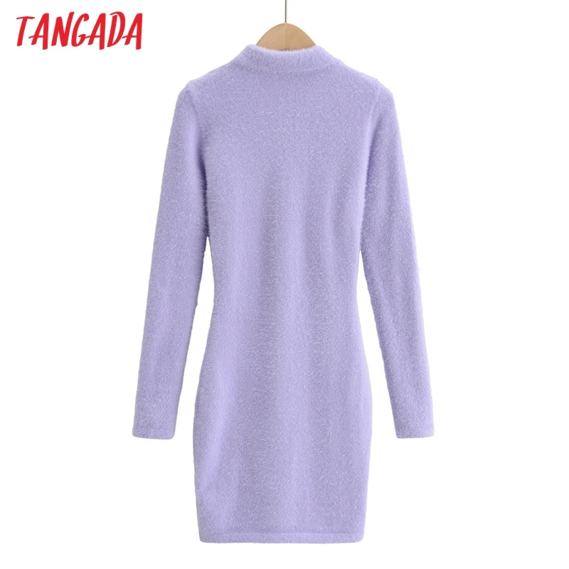 Tangada 2021 Fashion Women Solid Elegant Sweater Dress Peter Pan Collar Long Sleeve Ladies Mini Dress 4P05
Tangada 2021 Fashion Women Solid Elegant Sweater Dress Peter Pan Collar Long Sleeve Ladies Mini Dress 4P05