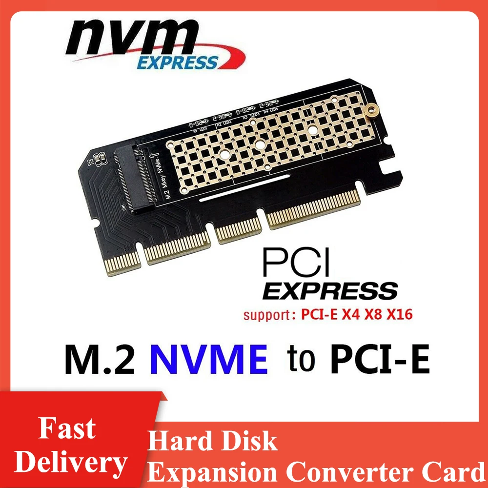 M.2 NVMe SSD To PCIE 3.0 X4/X8/X16 Adapter Card Hard Disk Expansion Converter Card for 2230/2242/2260/2280 SSD
M.2 NVMe SSD To PCIE 3.0 X4/X8/X16 Adapter Card Hard Disk Expansion Converter Card for 2230/2242/2260/2280 SSD
