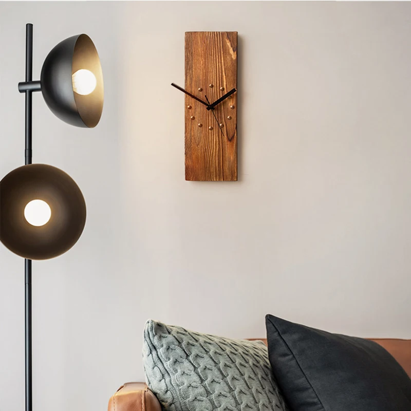 Rectangular Wall Clock Of Retro Solid Wood Personality Household Decoration Ultra Mute Clocks In Minimalist Art Living Room
Rectangular Wall Clock Of Retro Solid Wood Personality Household Decoration Ultra Mute Clocks In Minimalist Art Living Room