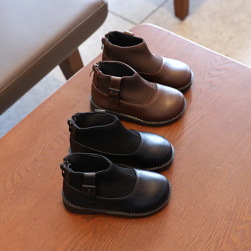 Japan Uniform Shoes for Students Children Solid Brown Shoes Kids Fashion Simple Chic Sock Shoes Spring New Girls Shoes Size21-30
Japan Uniform Shoes for Students Children Solid Brown Shoes Kids Fashion Simple Chic Sock Shoes Spring New Girls Shoes Size21-30