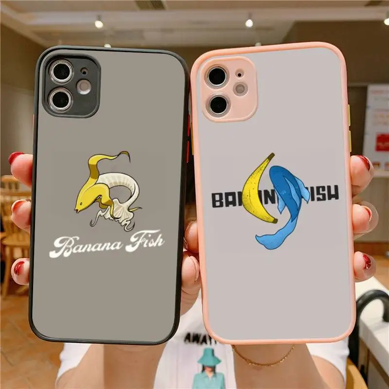 MaiYaCa Banana Fish Phone Case for iPhone X XR XS 7 8 Plus 11 12 13 pro MAX 13mini Translucent Matte Shockproof Case
MaiYaCa Banana Fish Phone Case for iPhone X XR XS 7 8 Plus 11 12 13 pro MAX 13mini Translucent Matte Shockproof Case