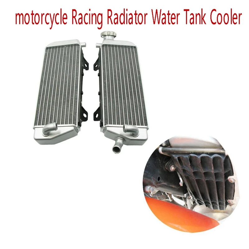 Motorcycle Aluminum Racing Radiator Water Tank Cooler for KTM SX XCW SXF EXCF XCF 125 150 250 300 350 450 500
Motorcycle Aluminum Racing Radiator Water Tank Cooler for KTM SX XCW SXF EXCF XCF 125 150 250 300 350 450 500