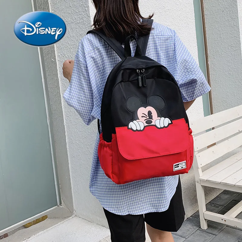 Disney cartoon Mickey Minnie backpack men and women outdoor travel rucksack laptop bag kawaii student school bag shoulder bag
Disney cartoon Mickey Minnie backpack men and women outdoor travel rucksack laptop bag kawaii student school bag shoulder bag