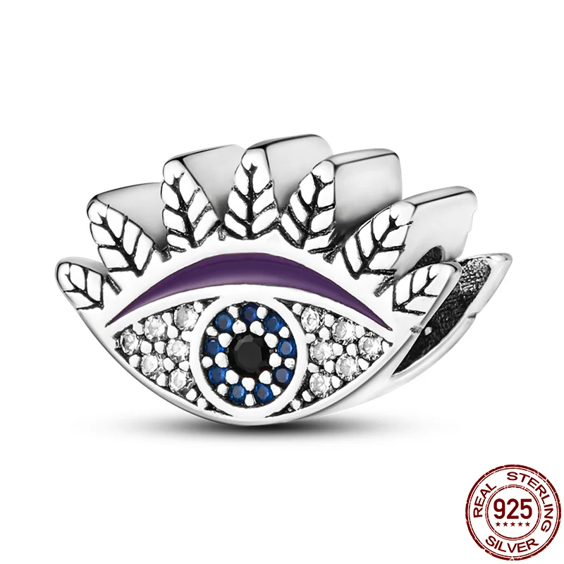 HOT SALE 925 Sterling Silver Devil's Eye Charms Beads Fit Original Pandora Bracelet Pendant Necklace Jewelry
HOT SALE 925 Sterling Silver Devil's Eye Charms Beads Fit Original Pandora Bracelet Pendant Necklace Jewelry