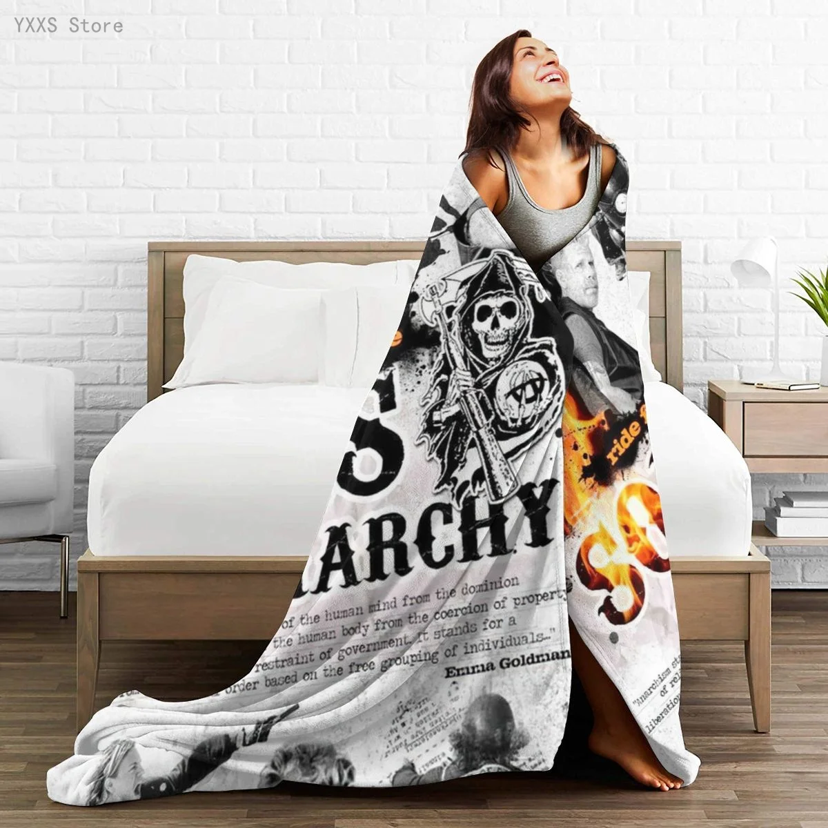 Sons of Anarchy 3D Cartoon Sherpa Blanket Warm Super Soft Flannel Office Nap Bedspread Sofa Bedding Plush Quilt Plaids 291783115
Sons of Anarchy 3D Cartoon Sherpa Blanket Warm Super Soft Flannel Office Nap Bedspread Sofa Bedding Plush Quilt Plaids 291783115