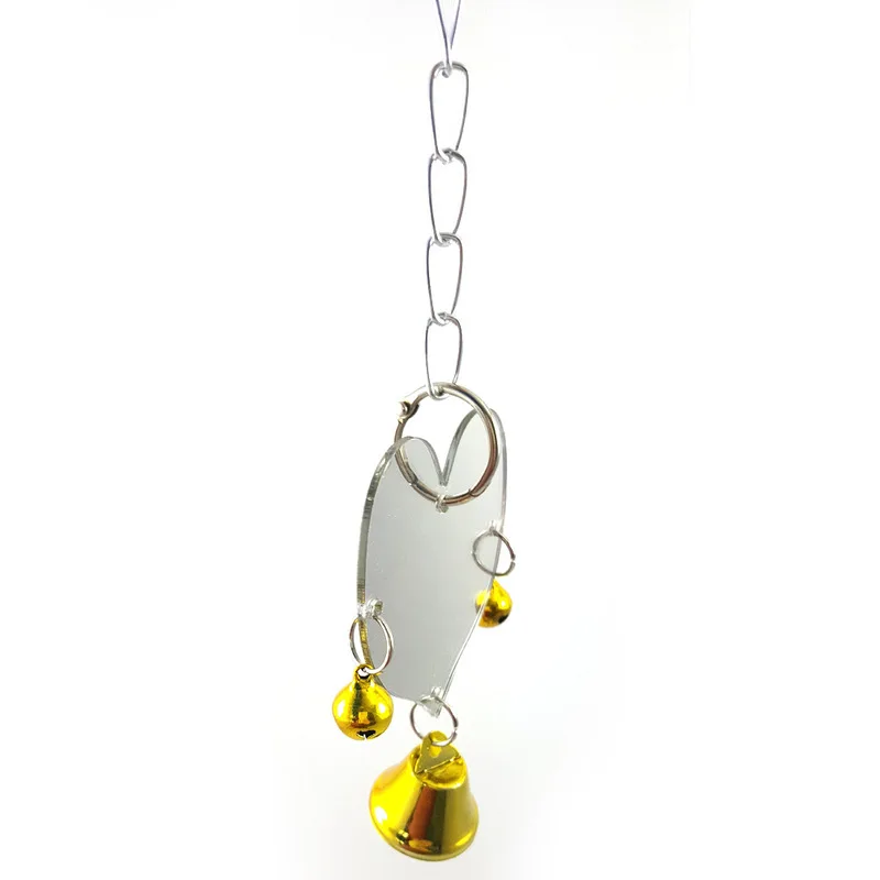 New Funny Parrot Bell Toy Pet Bird Mirror Toy Heart-shaped With Bell In Random Color Stairs For The Parrot bird toy pet supplies
New Funny Parrot Bell Toy Pet Bird Mirror Toy Heart-shaped With Bell In Random Color Stairs For The Parrot bird toy pet supplies