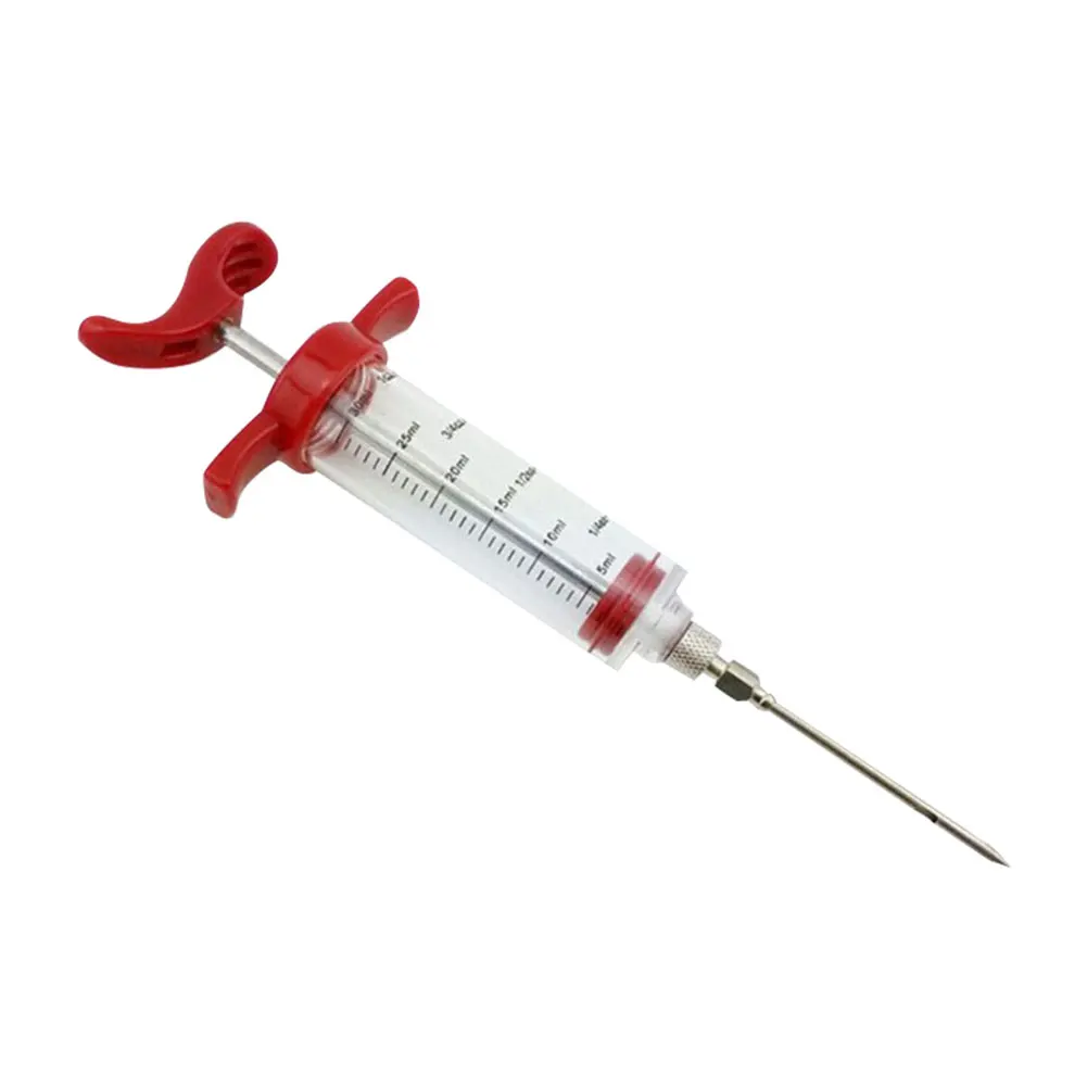 BBQ Stainless Steel Marinade Syringe Kit, Suitable For, Beef, Turkey, Barbecue, Sauce, Meat Marinade Seasoning Syringe
BBQ Stainless Steel Marinade Syringe Kit, Suitable For, Beef, Turkey, Barbecue, Sauce, Meat Marinade Seasoning Syringe
