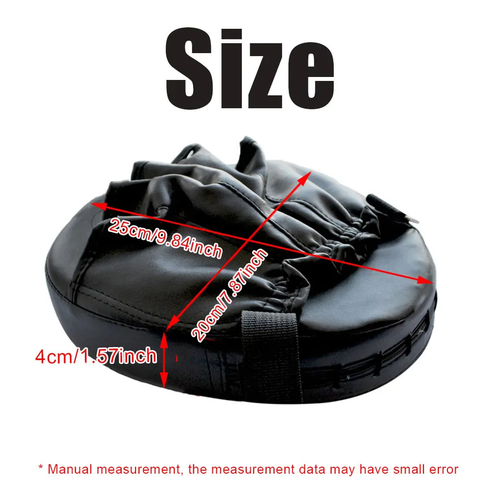 1pcs Boxing Hand Target MMA Martial Thai Kick Pad Kit Black Karate Training Mitt Focus Punch Pads Sparring Boxing Bags
1pcs Boxing Hand Target MMA Martial Thai Kick Pad Kit Black Karate Training Mitt Focus Punch Pads Sparring Boxing Bags