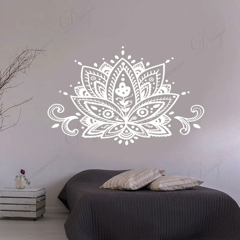Creative Design Lotus Flower Mandala Wall Stickers Vinyl Home Decor Living Room Bedroom Ornament Decals Namaste Yoga Murals 4299
Creative Design Lotus Flower Mandala Wall Stickers Vinyl Home Decor Living Room Bedroom Ornament Decals Namaste Yoga Murals 4299